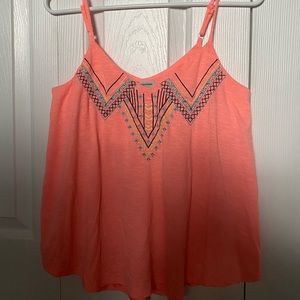 Maurices Peach/Coral Colored Tank Top